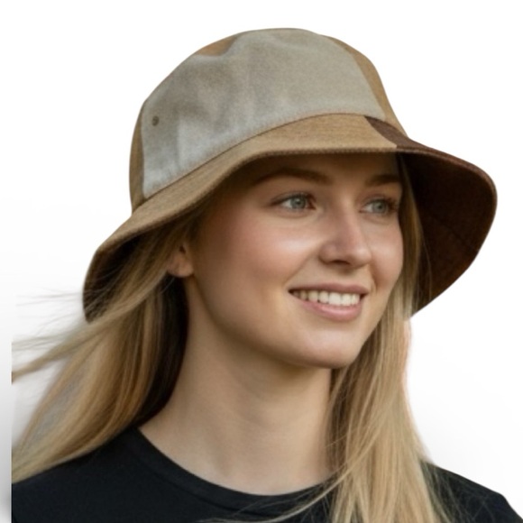 Urban Outfitters Micro Suede Patchwork Bucket Hat main image 8